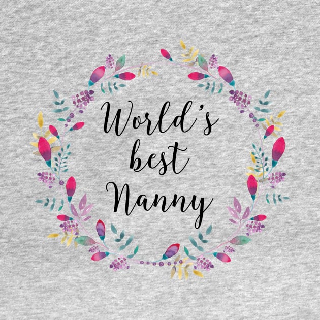 World's Best Nanny by AdornMyWall